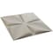 Ekena Millwork 19 5/8in. W x 19 5/8in. H Riley EnduraWall Decorative 3D Wall Panel Covers 2.67 Sq. Ft. WP20X20RLGBW - alternate 5